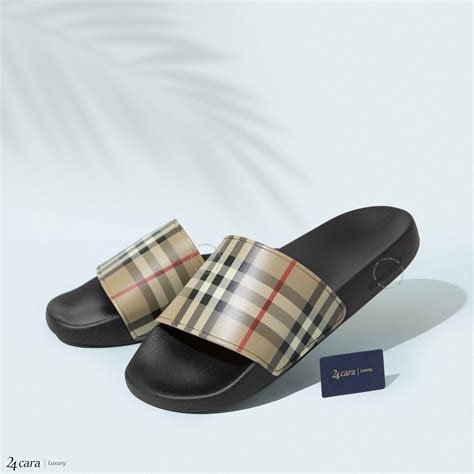 Burberry Check slides